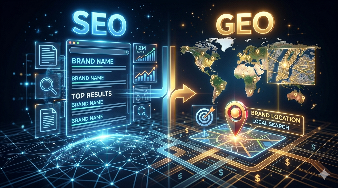 SEO vs. GEO: ¿Cómo debe aparecer tu marca?